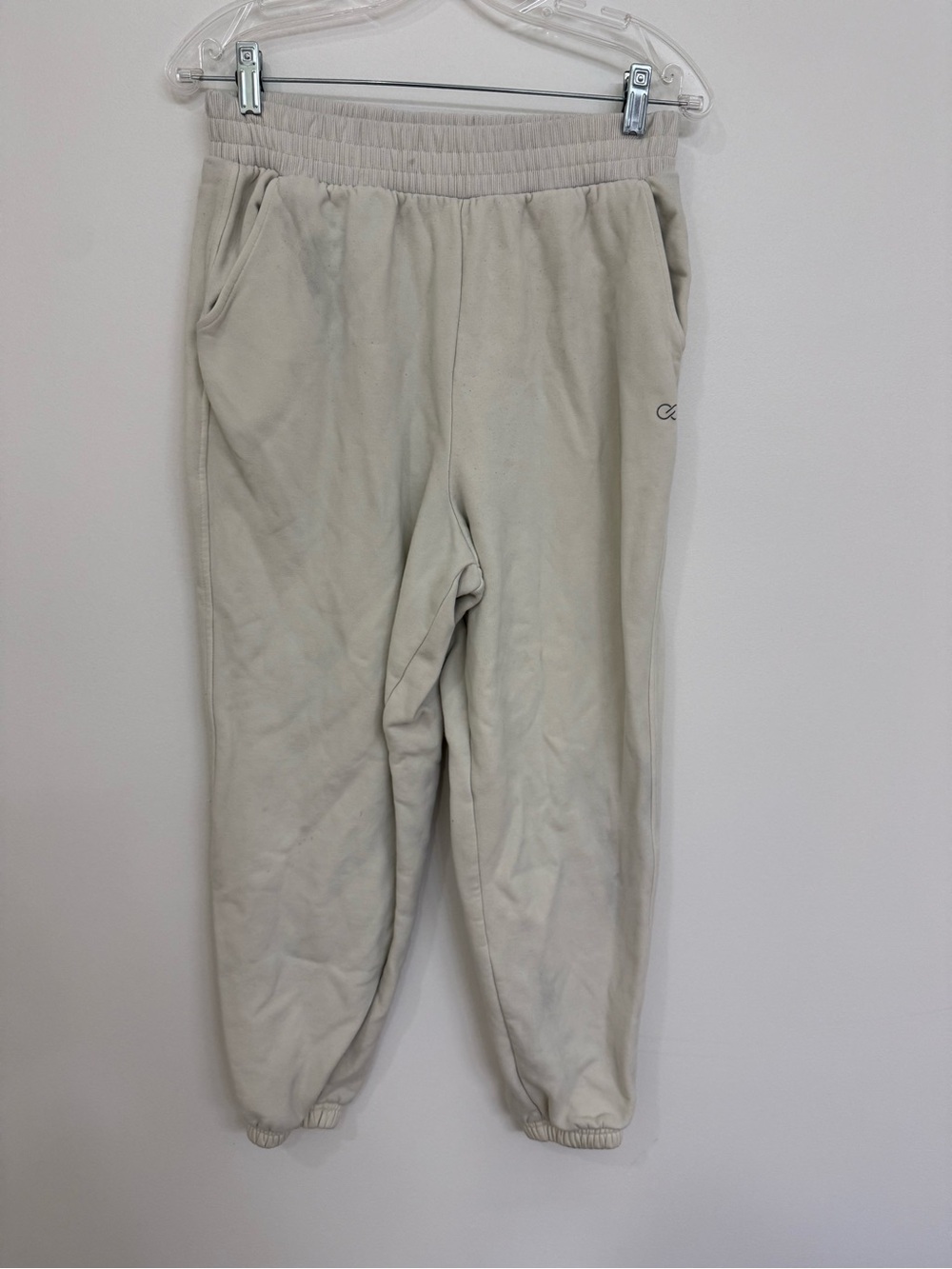 CALIA Neutral Cream Jogger Sweatpants - women Size Medium